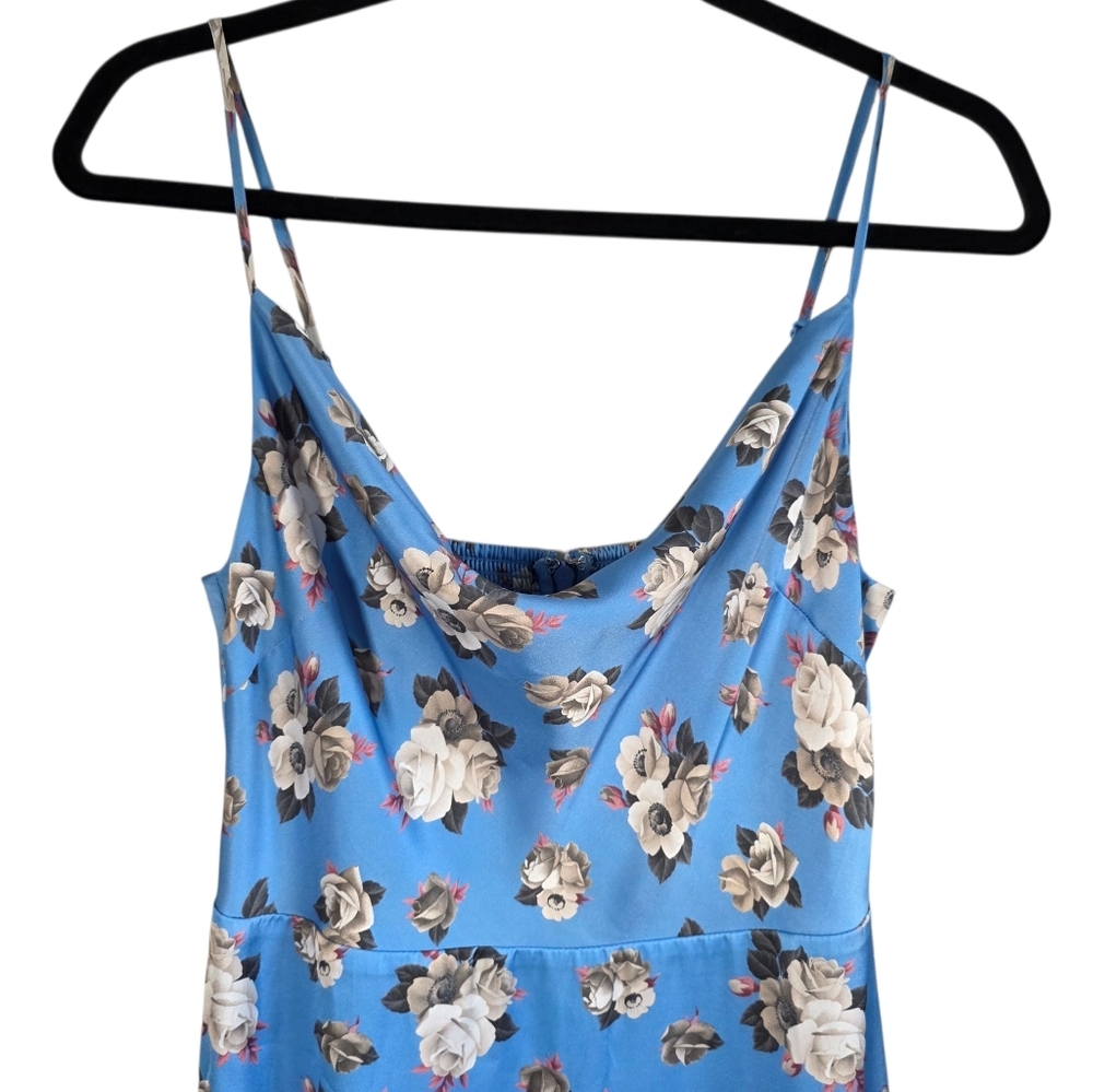 Sunday Best Spencer Dress Cowl Neck Mini Slip Floral Sz Medium - Picture 5 of 13